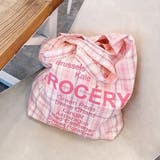 チェック柄 ロゴトートバッグ | ad thie | 詳細画像13 