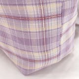 チェック柄 ロゴトートバッグ | ad thie | 詳細画像14 