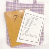 チェック柄 ロゴトートバッグ | ad thie | 詳細画像15 