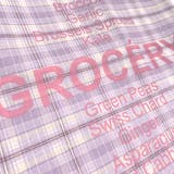 チェック柄 ロゴトートバッグ | ad thie | 詳細画像16 