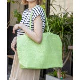 ライトグリーン | 大容量・カラバリ豊富 ジュート風トートバッグ | ad thie