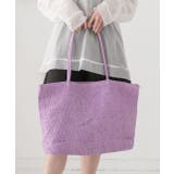 ラベンダー | 大容量・カラバリ豊富 ジュート風トートバッグ | ad thie