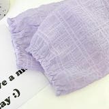 シアーチェック ボリュームアームカバー | ad thie | 詳細画像4