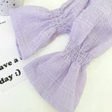 シアーチェック ボリュームアームカバー | ad thie | 詳細画像5