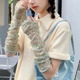 シアー・花柄  レースアームカバー | ad thie | 詳細画像13 