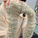 シアー・花柄  レースアームカバー | ad thie | 詳細画像15 