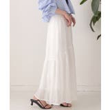 ふんわり柔らか ティアードロングスカート | ad thie | 詳細画像12