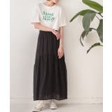 ふんわり柔らか ティアードロングスカート | ad thie | 詳細画像2