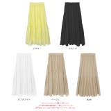 ふんわり柔らか ティアードロングスカート | ad thie | 詳細画像20