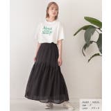 ふんわり柔らか ティアードロングスカート | ad thie | 詳細画像4