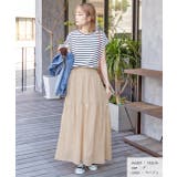 ふんわり柔らか ティアードロングスカート | ad thie | 詳細画像5