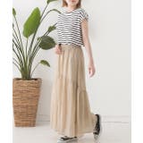 ふんわり柔らか ティアードロングスカート | ad thie | 詳細画像8