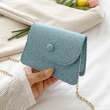 ライトブルー | メタリック・ラメ マルチミニショルダーバッグ | ad thie