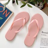 ピンク | カラバリ豊富 POPビーチサンダル | ad thie