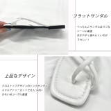 クロスライン スクエアフラットサンダル | ad thie | 詳細画像11 