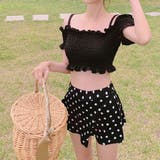 体型カバー・セパレート シャーリングスイムウェア | ad thie | 詳細画像2