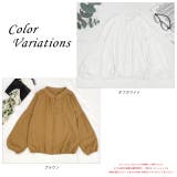 ショルダーギャザー ぽわん袖ブラウス | ad thie | 詳細画像15 