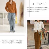 襟付き・ベーシック ボーダーニットトップス | ad thie | 詳細画像14 