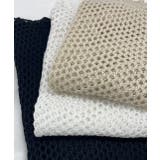 ショート丈 メッシュニットプルオーバー | ad thie | 詳細画像14 