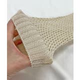 ショート丈 メッシュニットプルオーバー | ad thie | 詳細画像15 