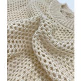 ショート丈 メッシュニットプルオーバー | ad thie | 詳細画像16 