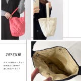 キルティング素材 ミニハンドバッグ | ad thie | 詳細画像21 
