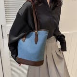 大容量・デニム バケツトートバッグ | ad thie | 詳細画像2 