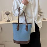 大容量・デニム バケツトートバッグ | ad thie | 詳細画像4 