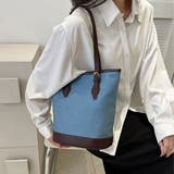 大容量・デニム バケツトートバッグ | ad thie | 詳細画像5 