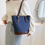 大容量・デニム バケツトートバッグ | ad thie | 詳細画像7 