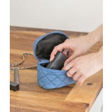 チェーン付き・デニム バニティミニバッグ | ad thie | 詳細画像11