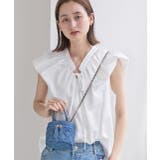 チェーン付き・デニム バニティミニバッグ | ad thie | 詳細画像13