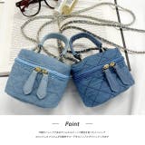 チェーン付き・デニム バニティミニバッグ | ad thie | 詳細画像14