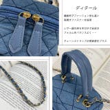 チェーン付き・デニム バニティミニバッグ | ad thie | 詳細画像15