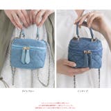 チェーン付き・デニム バニティミニバッグ | ad thie | 詳細画像17