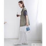 チェーン付き・デニム バニティミニバッグ | ad thie | 詳細画像6