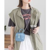 チェーン付き・デニム バニティミニバッグ | ad thie | 詳細画像8