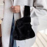 エコファー ふわふわミニバッグ | ad thie | 詳細画像15 