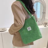 凸凹コーデュロイ・ロゴ 大容量トートバッグ | ad thie | 詳細画像17 