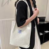 凸凹コーデュロイ・ロゴ 大容量トートバッグ | ad thie | 詳細画像5 
