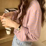 【2023AW新作】ワイドスリーブ ボーダーロングTシャツ | ad thie | 詳細画像11