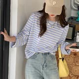 【2023AW新作】ワイドスリーブ ボーダーロングTシャツ | ad thie | 詳細画像5