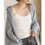 オフホワイト | ふわふわ裏起毛 インナーキャミソール | ad thie