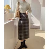 フレアスリーブ リブニットトップス | ad thie | 詳細画像17 