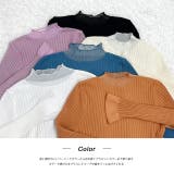 フレアスリーブ リブニットトップス | ad thie | 詳細画像21 