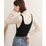 カシュクールデザイン ニットキャミソール | ad thie | 詳細画像11 