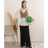 カシュクールデザイン ニットキャミソール | ad thie | 詳細画像5 