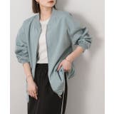 ブルー | ライトウェイト オーバーシルエットブルゾン | ad thie