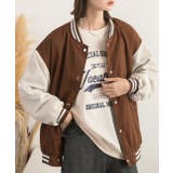 オーバーサイズ ベーシック スカジャン | ad thie | 詳細画像3