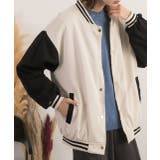 アイボリー | オーバーサイズ ベーシック スカジャン | ad thie